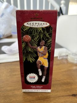 Magic Johnson ornament 