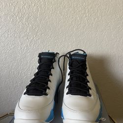 Jordan 9 White And University Blue 