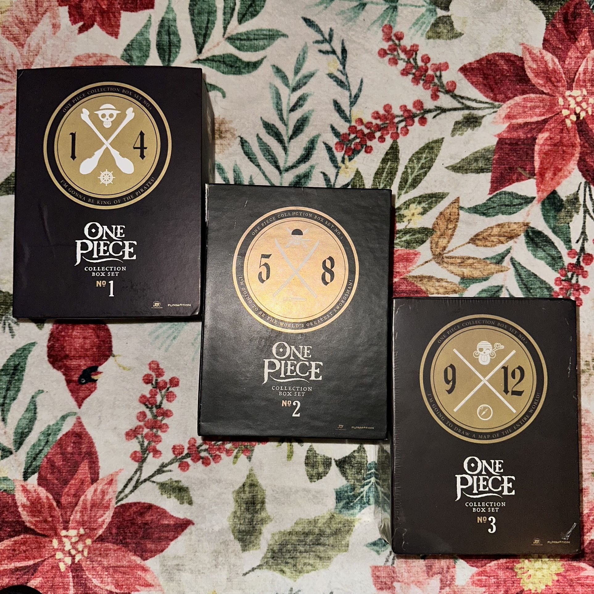 One Piece Box Set 1, 2, 3 DVD Episodes 1-299 Collector’s Limited Edition