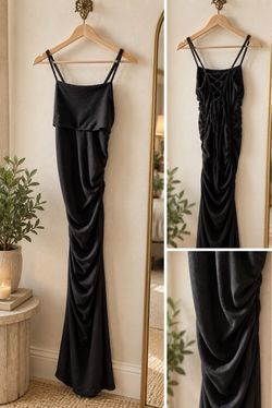 Anthropologie Ruched Maxi Dress