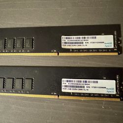 2 8gb Ram Sticks (DDR4)