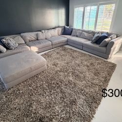 El Dorado Cloth Sofa With ottoman 