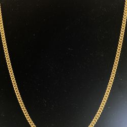 10 Karat Gold Cuban Chain 4 Mm