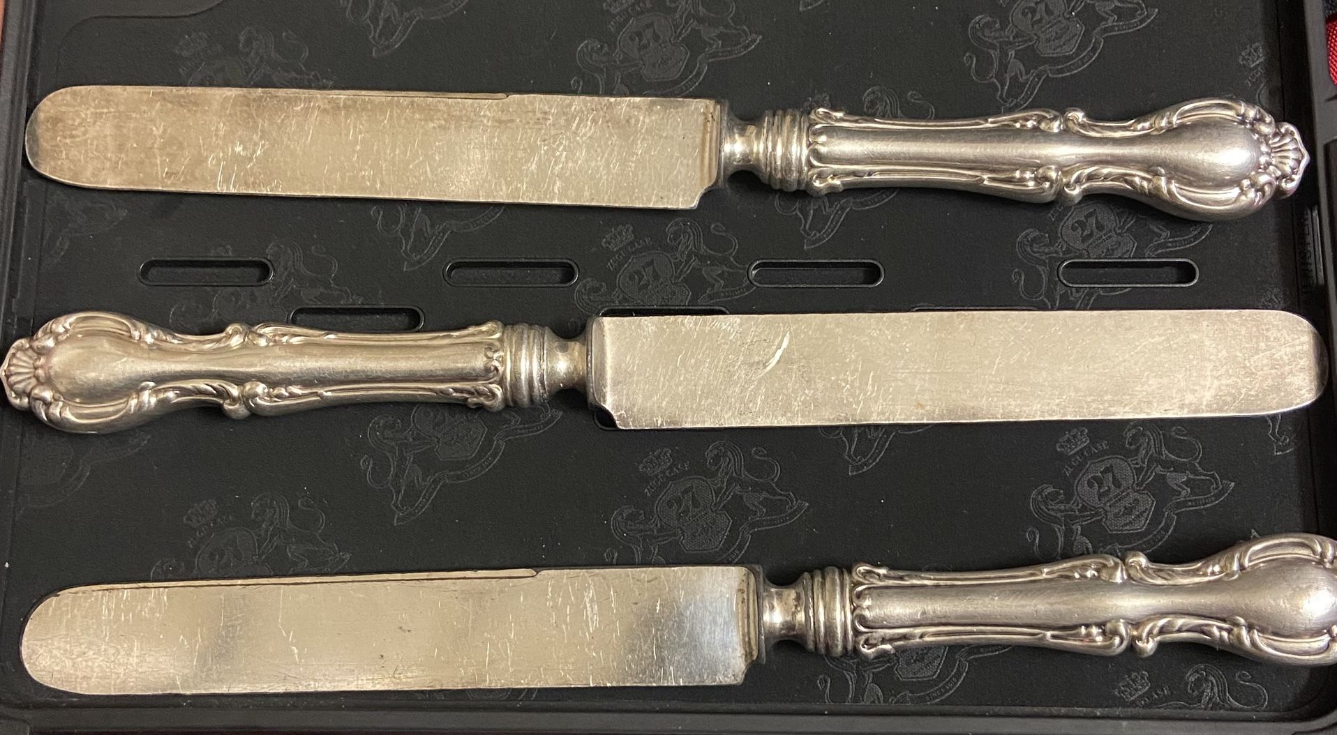 DERBY SILVER CO. Table Knives