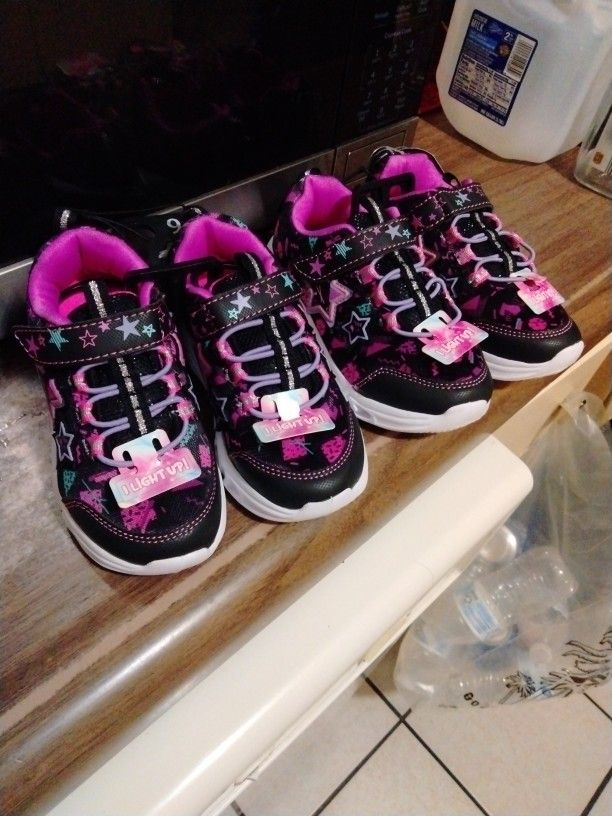 Girls Cute Stars Light Shoe