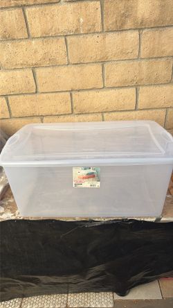 Sterilite Storage Bin  105 QT Clear Bin