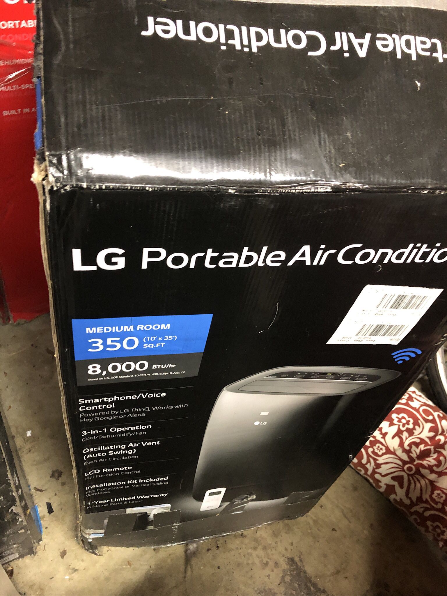 LG 8000 BTU Portable Air Conditioner New In Box