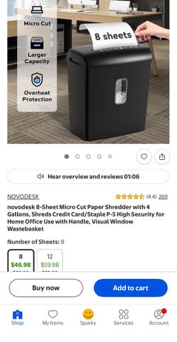 Paper shredder