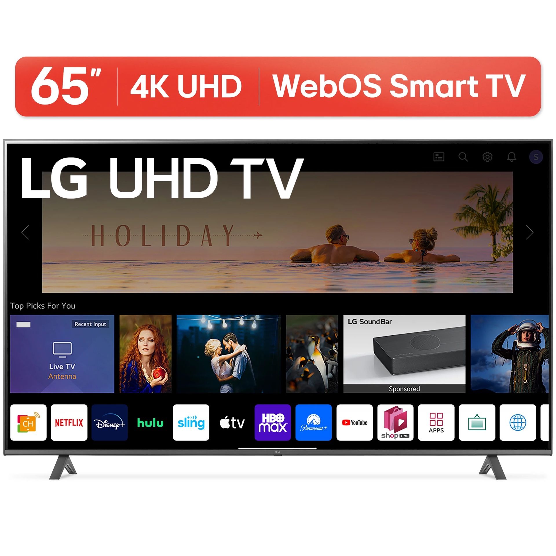 LG 65” UHD Smart Tv WebOS