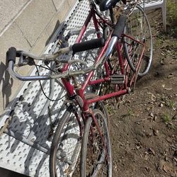 2 vintage bikes for $75