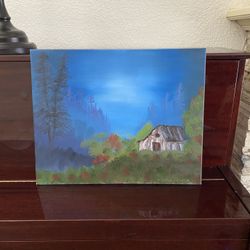 Forest Clearing Oil Painting