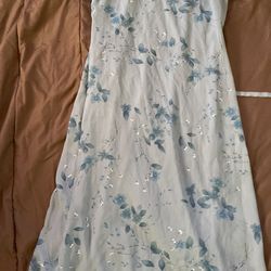 Worthington Blue/Green Long Dress