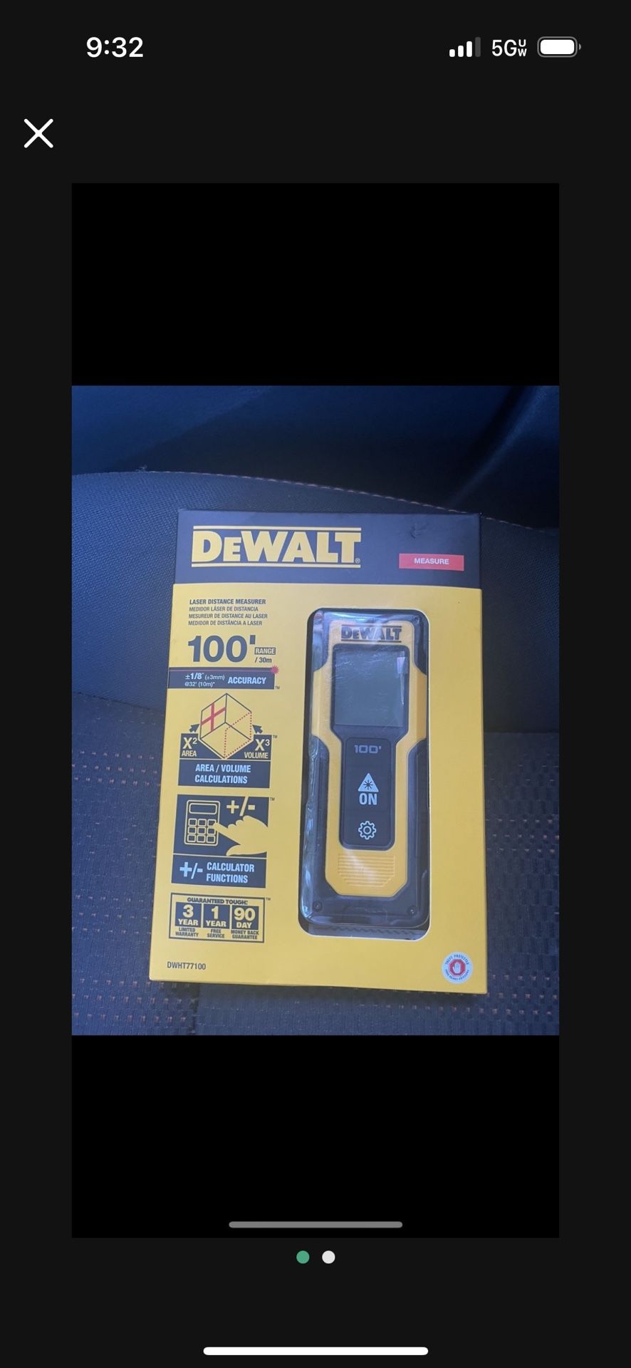 Dewalt Laser Measurer Tape New Firm$$$$$