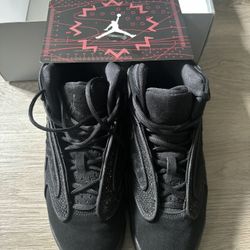 Wmns Air Jordan OG 'Black Metallic Gold