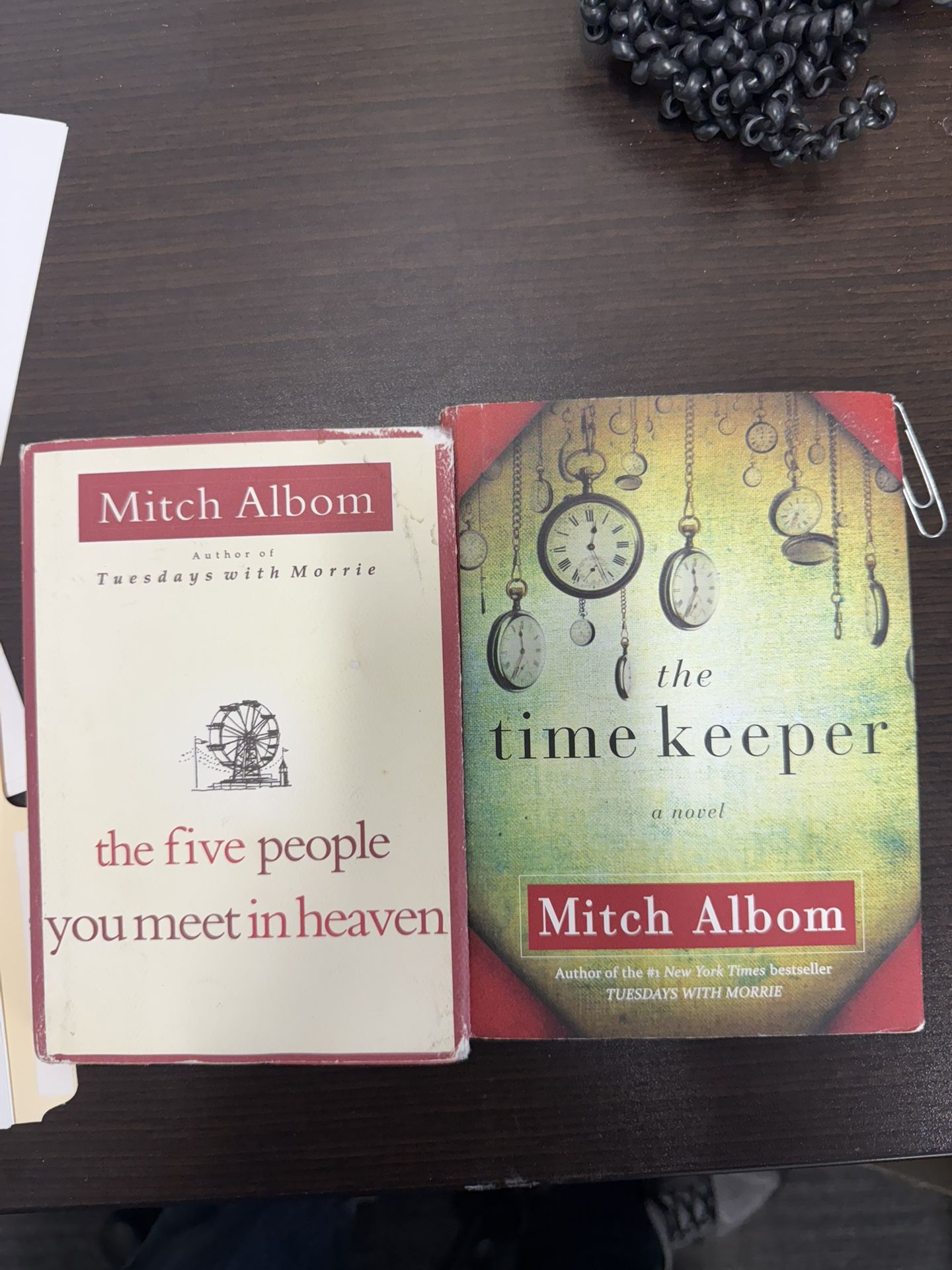 Mitch Albom themed books- 2 count