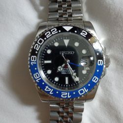 Seiko GMT Batman Divemaster 