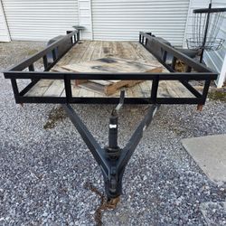 17 Foot Trailer, Double Axle, 7k Lbs Rating