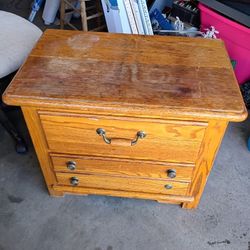Vintage 2 Drawer  Nightstand 