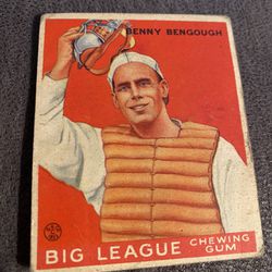 1933 GOUDEY #1 BENNY BENGOUGH BROWNS ROOKIE