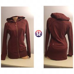 Lululemon Hoodie Jacket Size 10 Excellent Condition 