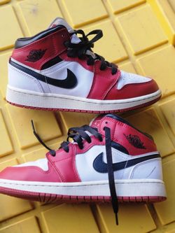 Air Jordan 1's black and red sz. 4.5y