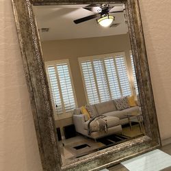 Beautiful New Regency Revival Style Gilded Beveled Wall Mirror