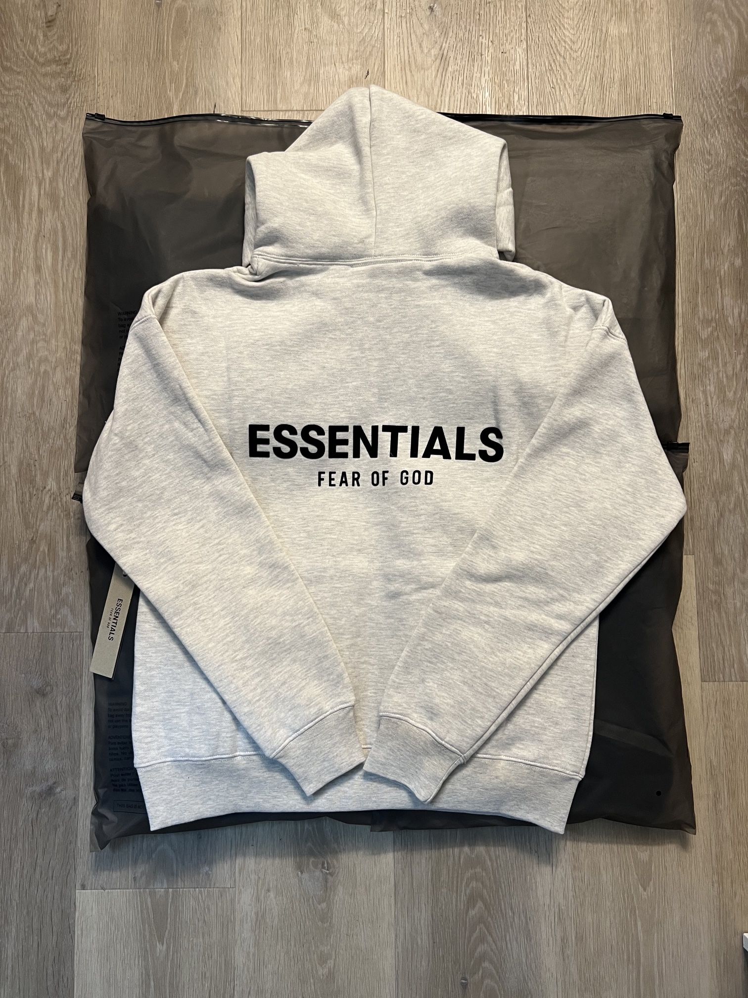 FOG Essentials Light Oatmeal Hoodie. All Size