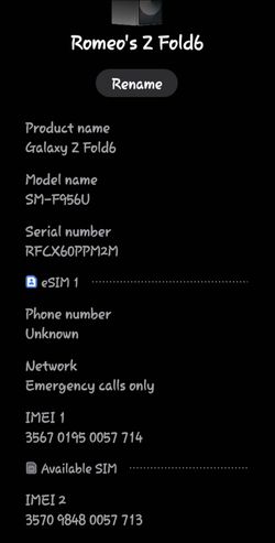 Verizon samsung fold 6