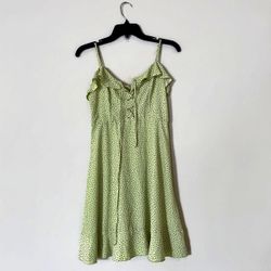 Lemon Yellow Chiffon Dress 