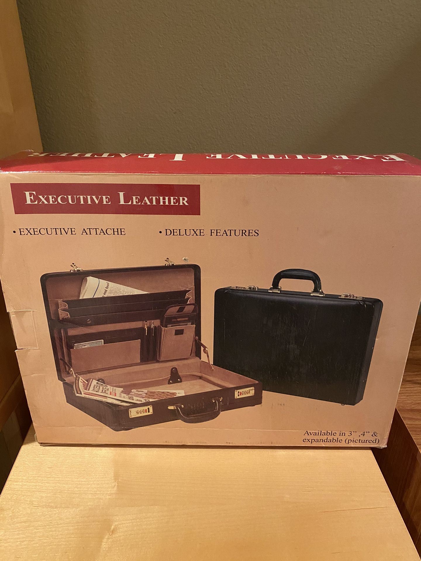 Leather Briefcase - Never Used
