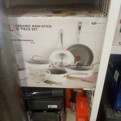 Tfal 10pc Ceramic 