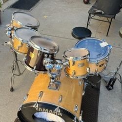Yamaha Drum Kit Mismatched 5 Piece 