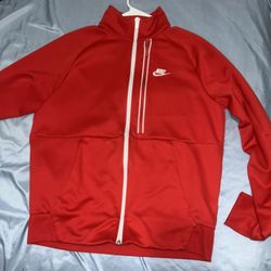 Red nike jacket medium 