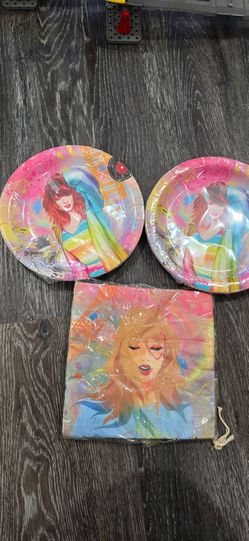 40 packs Taylor Swift  plate and napkin for birthday party