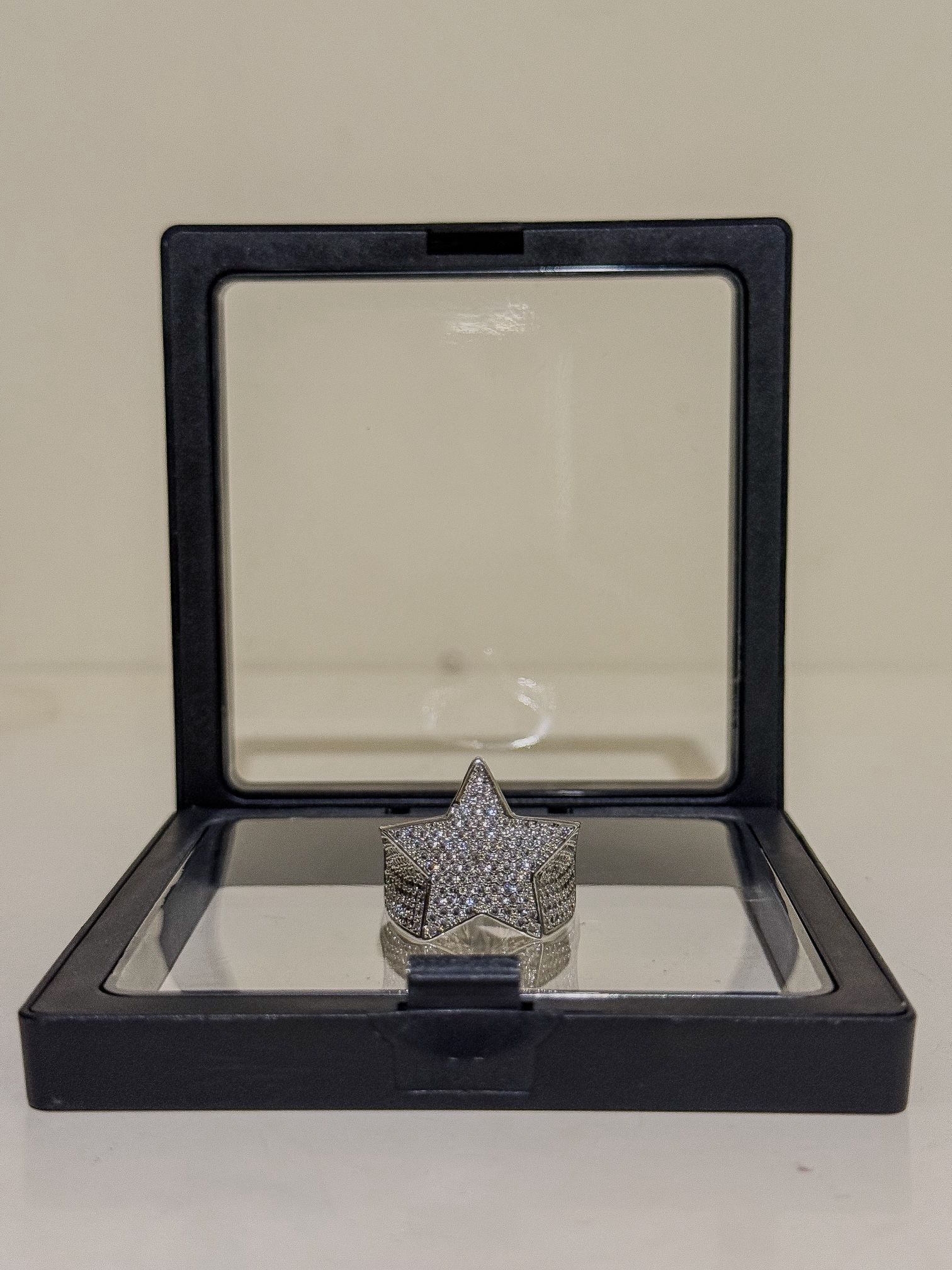 Moissanite Star Ring