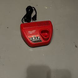 Milwaukee Genuine OEM 48-59-2401 M12 Lithium Ion 12 Volt Battery Charger w/LED Indicating, Red