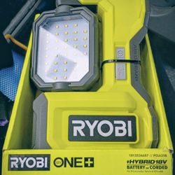 Ryobi One+ 18V HYBRID Magnetic LED Task Light TOOL ONLY - 1500 LUMENS NEW IN BOX