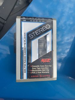 General Electric Cassette Player