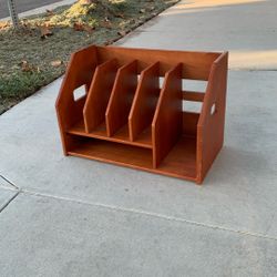 Wooden File Organizer