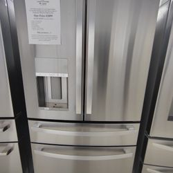 GE Large Capacity French Door Refrigerator With One Year Warranty 