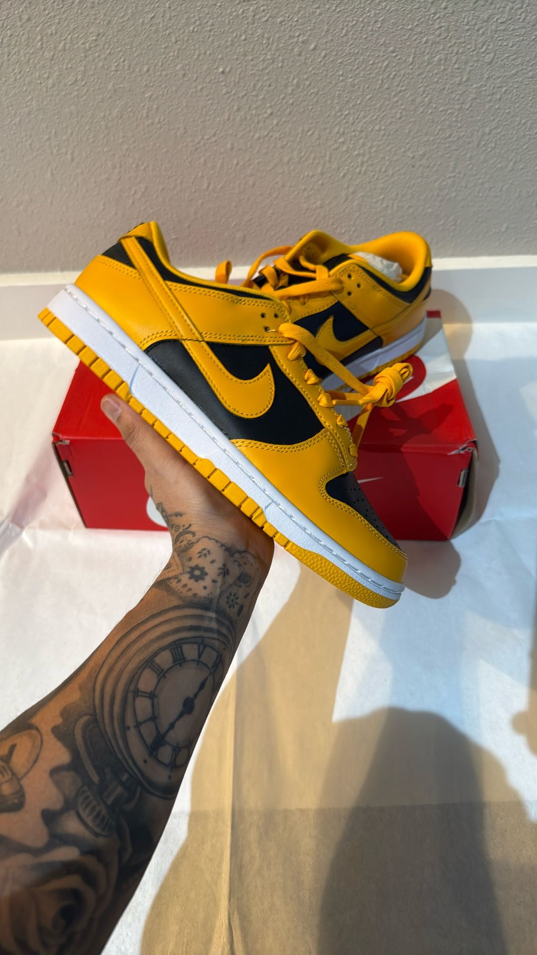 Nike Dunk Low Championship Goldenrod