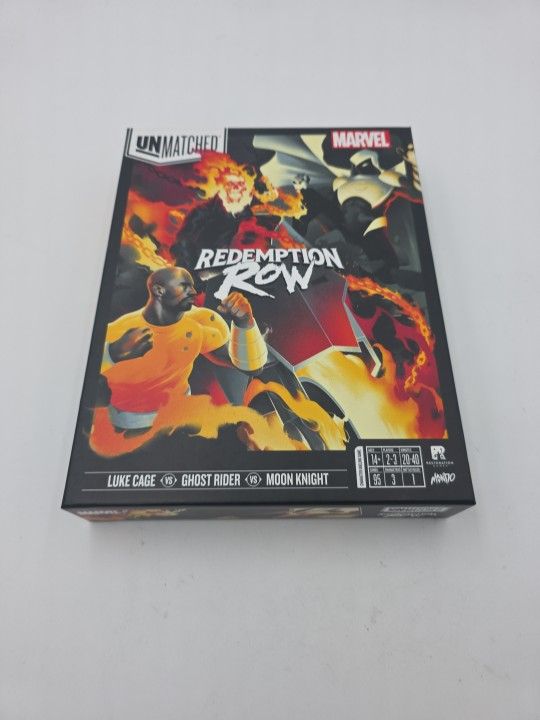 Unmatched Marvel REDEMPTION ROW Luke Cage vs Ghost Rider vs Moon Knight Game