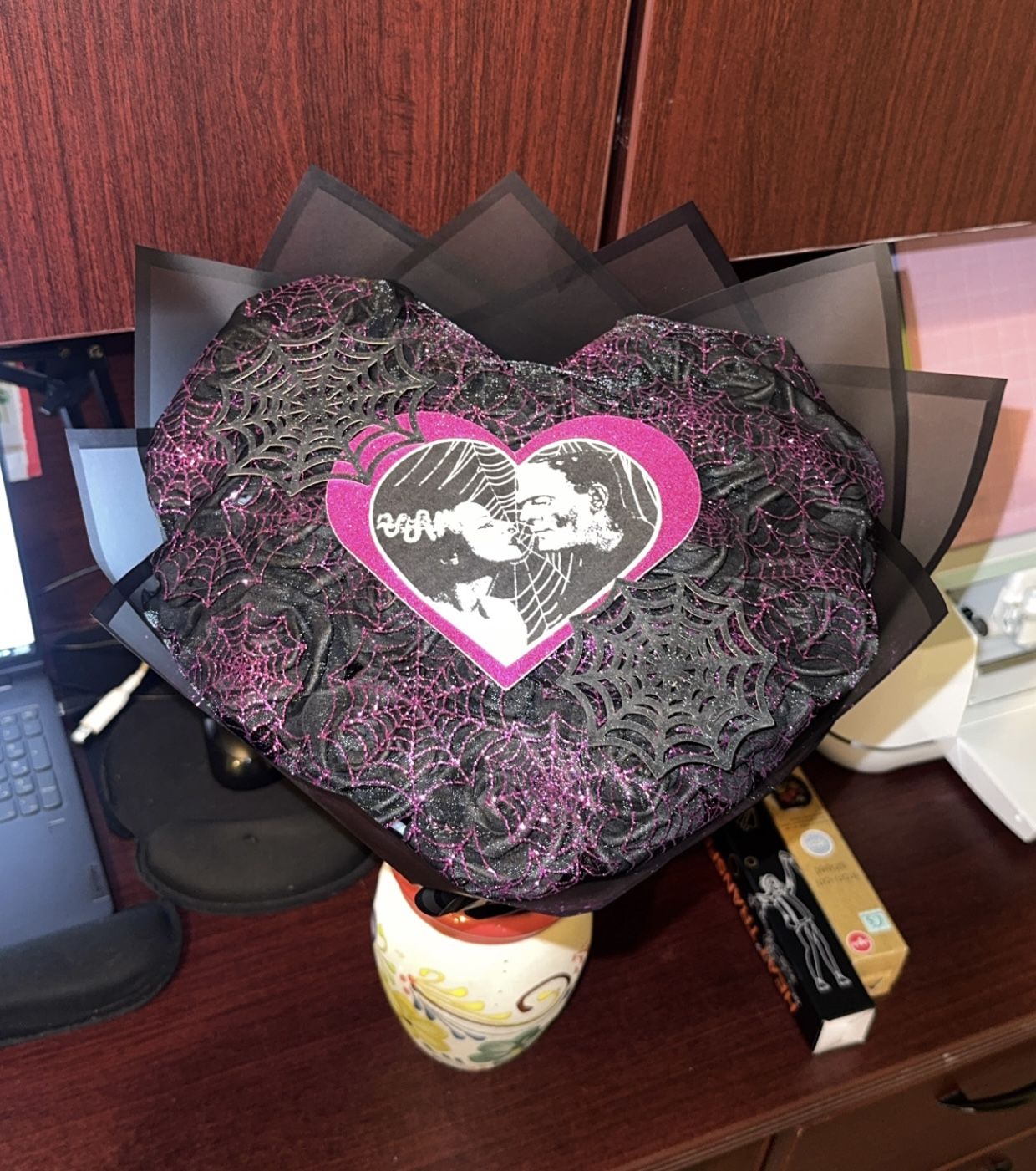 Frankenstein And Bride Valloween Bouquet