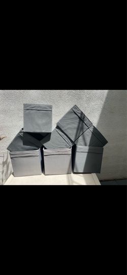 8 IKEA storage cubes
