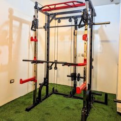 New Multifunctional Smith Machine , Weights , Squat Rack , Bench Rack , Bench Press 
