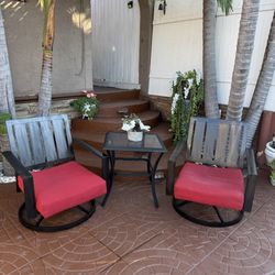 Bistro Patio Set 3 Pieces Outdoor Furniture 🌴🌴