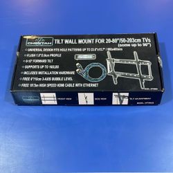 New Tilt TV Wall Mount Fits 32 - 100” TV 