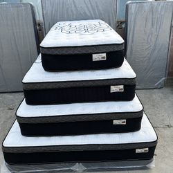 Queen Size Mattress Pillow Top 12"      New Mattress.    All Sizes Available 