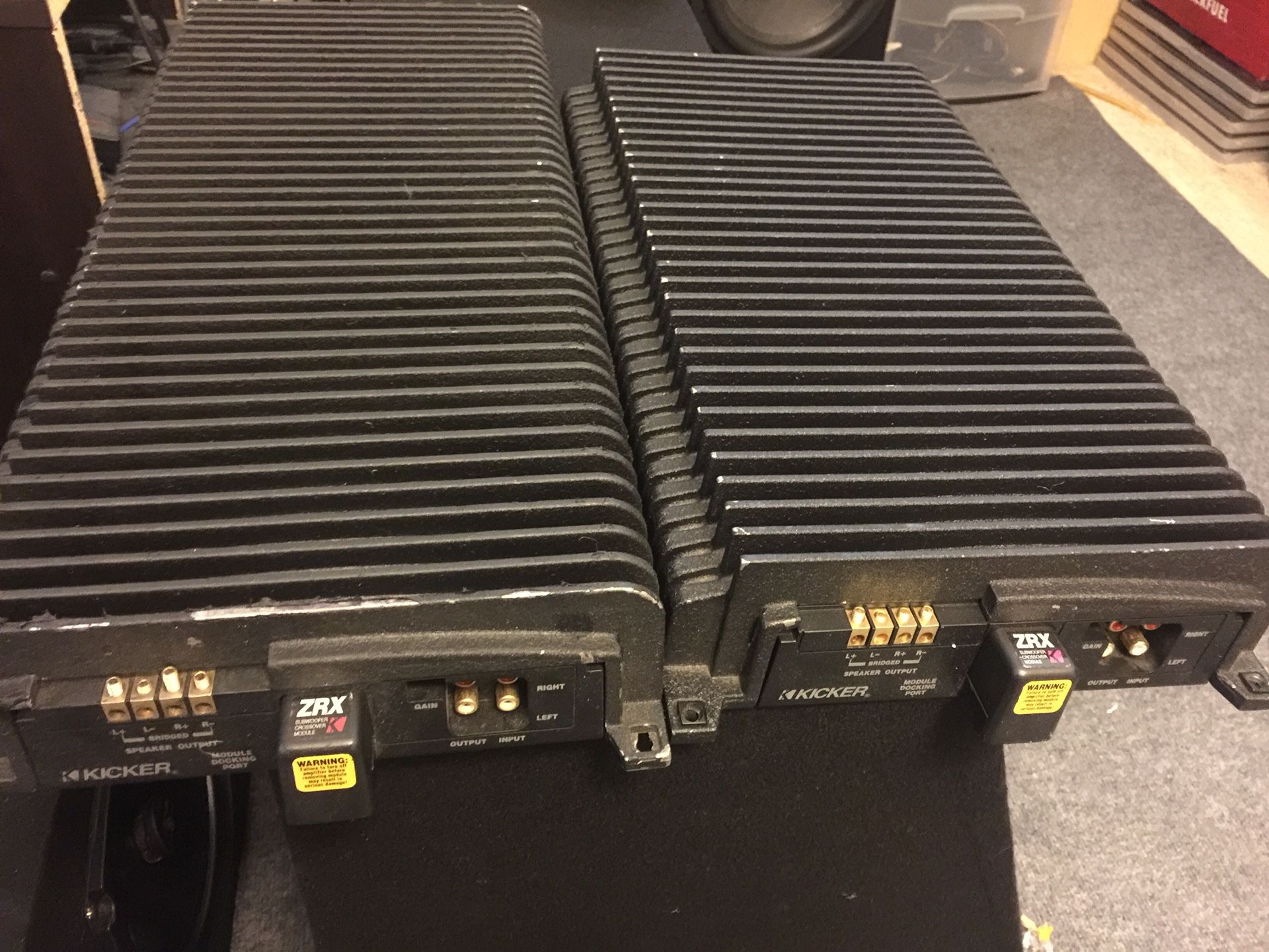 Kicker zr1000 amp sale