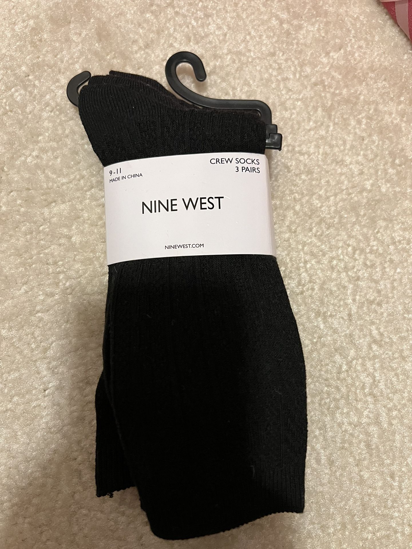 (3) Nine West Crew Socks - New